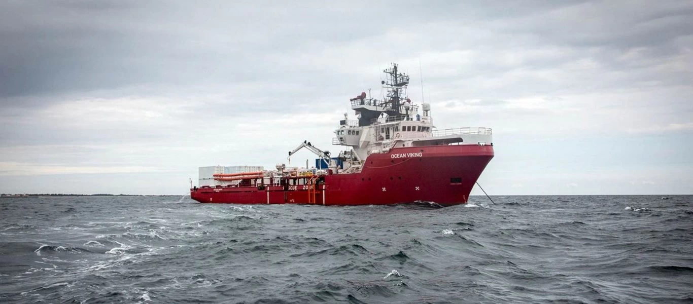 Το Ocean Viking αποβιβάζει στη Σικελία 104 αλλοδαπούς